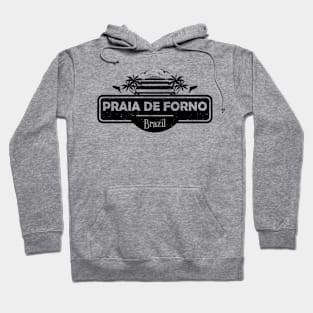 Praia de Forno Beach Brazil, Palm Trees Sunset Summer Hoodie